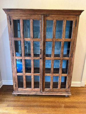 Spanish Style Bookcase Cabinet
