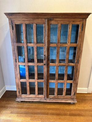 Spanish Style Bookcase Cabinet