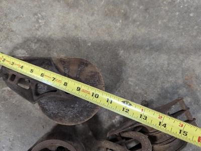 Antique Cast Iron Pulleys