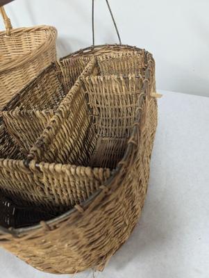 Vintage Hand Woven Baskets