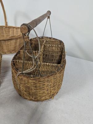 Vintage Hand Woven Baskets