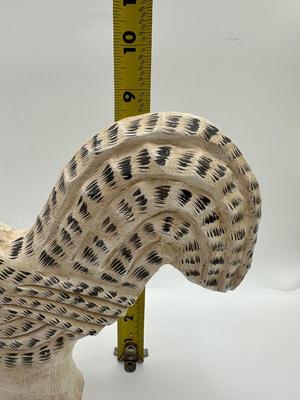 Signed 9” Wood Carved Rooster