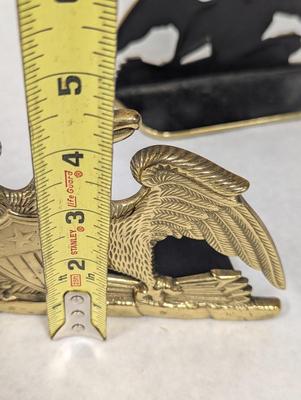 Brass Eagle Book Ends