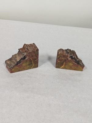Petrified Wood Bookends