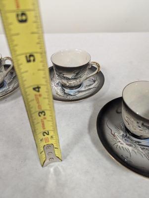 Made In Japan Hand Painted Dragon Decorated Teacup & Saucer