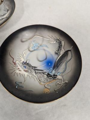 Made In Japan Hand Painted Dragon Decorated Teacup & Saucer