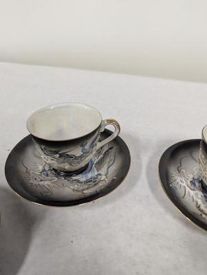Made In Japan Hand Painted Dragon Decorated Teacup & Saucer