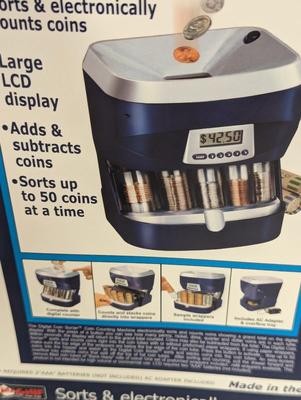 Electric Digital Coin Sorter