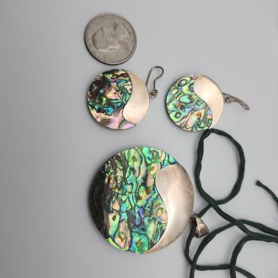 Abalone and 950 Sterling Jewelry