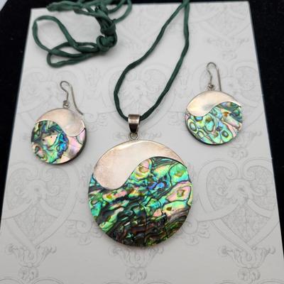 Abalone and 950 Sterling Jewelry