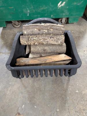 Cast Iron Firewood Holder