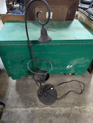 Cast Iron Lamp Planter