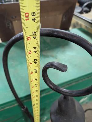 Cast Iron Lamp Planter