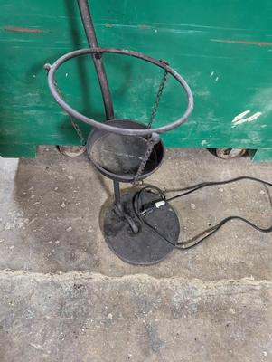 Cast Iron Lamp Planter
