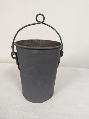 Vintage Metal Water Well Bucket