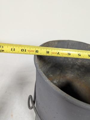 Vintage Metal Water Well Bucket