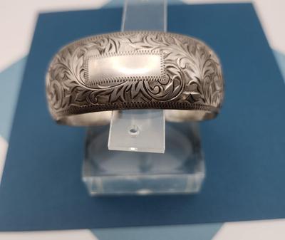 Sterling Stamped Cuff