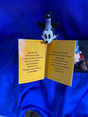 75th ANNIVERSARY MICKEY MOUSE CLOCK AND MILLENNIUM GLASSES