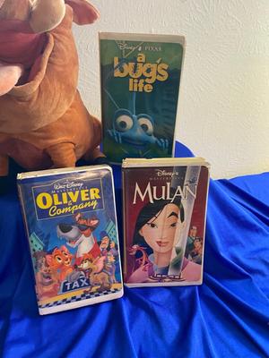 DISNEY MOVIES AND PLUSH ANIMALS FOR THE KID IN ALL OF US!