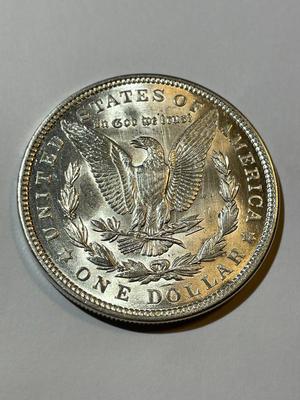 1921-P AU/UNCIRCULATED CONDITION MORGAN SILVER DOLLAR AS PIC'D COIN #1.