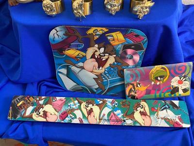 LOONEY TUNES GALORE! VINTAGE CANDLES, NAPKIN RINGS, POT HOLDERS & EVEN MORE!