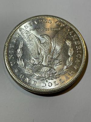 1879-S UNCIRCULATED/MS64 CONDITION MORGAN SILVER DOLLAR AS PIC'D COIN #11.