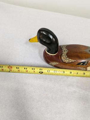 Wooden Mallard Decoy Duck