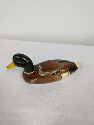 Wooden Mallard Decoy Duck