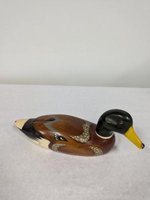 Wooden Mallard Decoy Duck