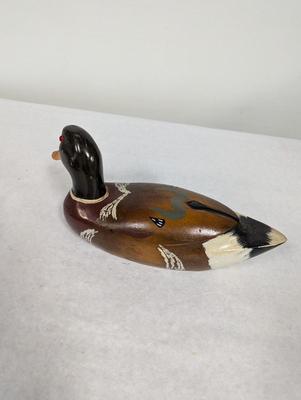 Wooden Mallard Decoy Duck