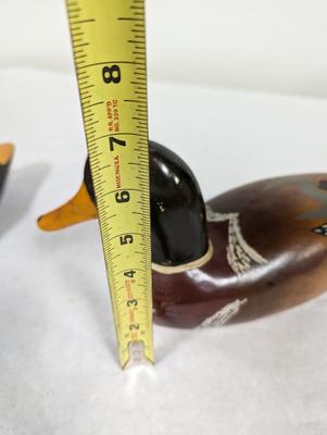 Wooden Mallard Decoy Duck