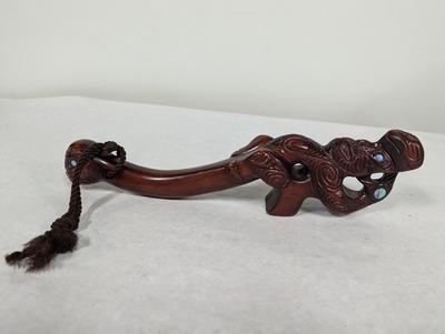 Antique Asian Carved Wooden Decor