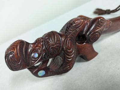 Antique Asian Carved Wooden Decor
