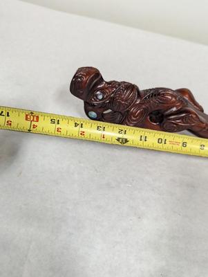 Antique Asian Carved Wooden Decor