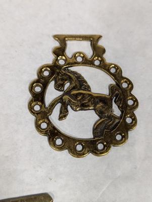Brass Bridle Harness Medallions