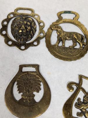 Brass Bridle Harness Medallions