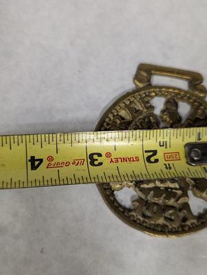 Brass Bridle Harness Medallions