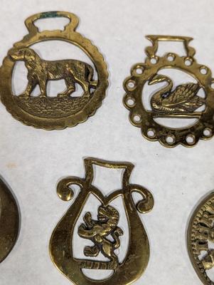 Brass Bridle Harness Medallions