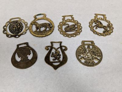 Brass Bridle Harness Medallions