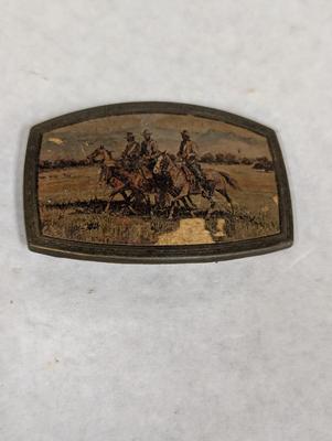 Western Brass Belt Buckle