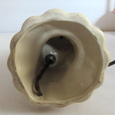 Old Figural Pottery Lamp
