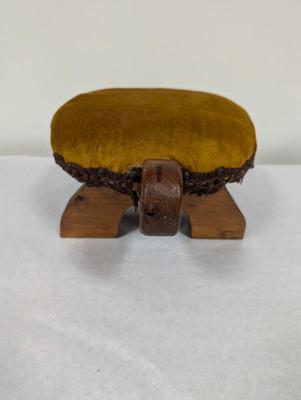 Vintage Wooden Turtle Footstool
