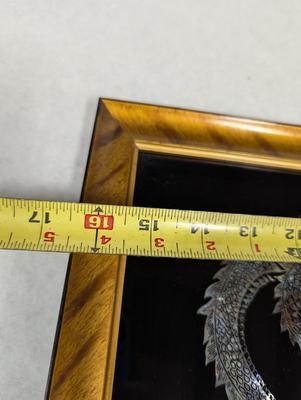 Hand Made Mother Of Pearl Made In Korea Framed Dragon