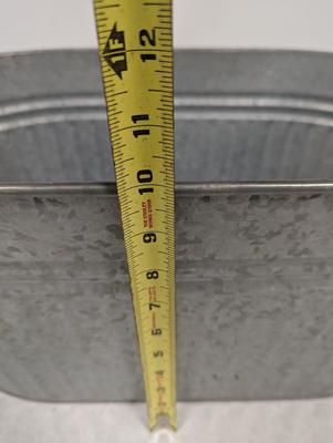 Better Homes & Gardens Galvanized Oval Tub