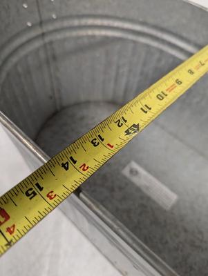 Better Homes & Gardens Galvanized Oval Tub