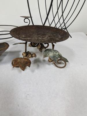 Antique Metal Coal Shovel Candle Holders & More