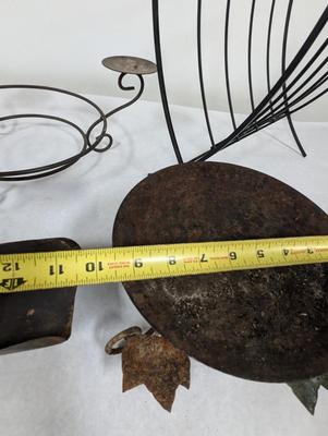 Antique Metal Coal Shovel Candle Holders & More