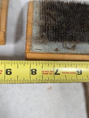 Vintage Schacht Spindle Sheep Wool Hand Carders
