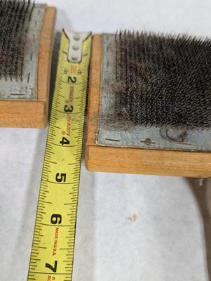Vintage Schacht Spindle Sheep Wool Hand Carders
