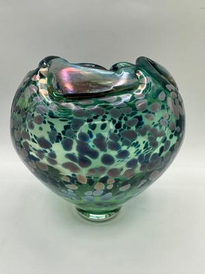 RODDY CAPERS Hand Blown Art Glass Bowl